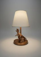 Kinderlampe bravery in bronze