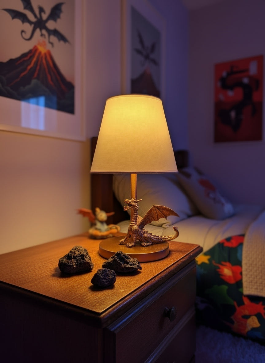 Kinderlampe bronze wings rising