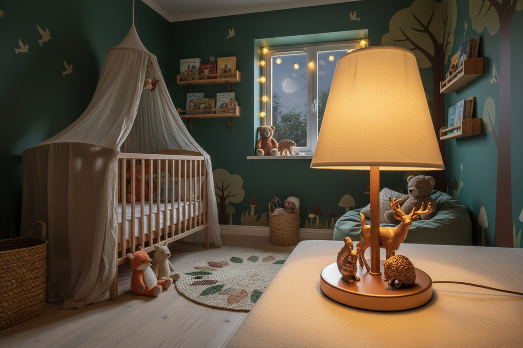 Kinderlampe quiet friends of the woods